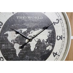 DKD Home Decor sieninis laikrodis juodas 60 x 4,5 x 60 cm kaina ir informacija | Laikrodžiai | pigu.lt