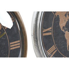 Настенное часы DKD Home Decor Карта мира (46 x 6.5 x 46 см) цена и информация | Часы | pigu.lt