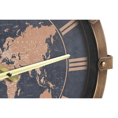 Настенное часы DKD Home Decor Карта мира (42 x 8.5 x 54 см) цена и информация | Часы | pigu.lt