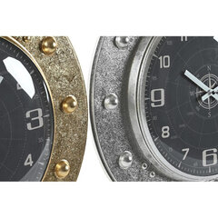 Sieninis laikrodis DKD Home Decor, 48,5 x 6 x 48,5 cm kaina ir informacija | Laikrodžiai | pigu.lt