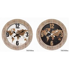 Sieninis laikrodis DKD Home Decor, 77 x 6,5 x 77 cm kaina ir informacija | Laikrodžiai | pigu.lt