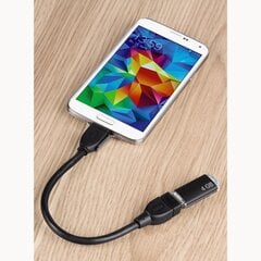 Кабель Hama 00054511 USB 3.0 A - USB 3.0 Micro B, 0.15 м цена и информация | Кабели и провода | pigu.lt