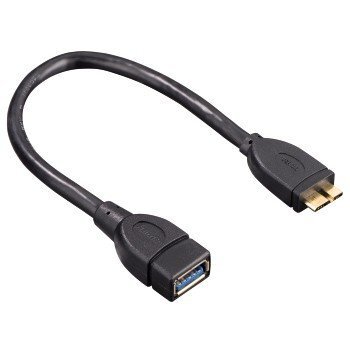 Kabelis Hama 00054511 USB 3.0 A - USB 3.0 Micro B, 0.15m цена и информация | Kabeliai ir laidai | pigu.lt