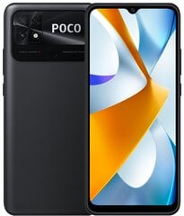 Poco C40 4/64GB MZB0B48EU Power Black цена и информация | Мобильные телефоны | pigu.lt