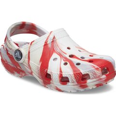 Šlepetės mergaitėms Crocs™, raudonos цена и информация | Детские тапочки, домашняя обувь | pigu.lt