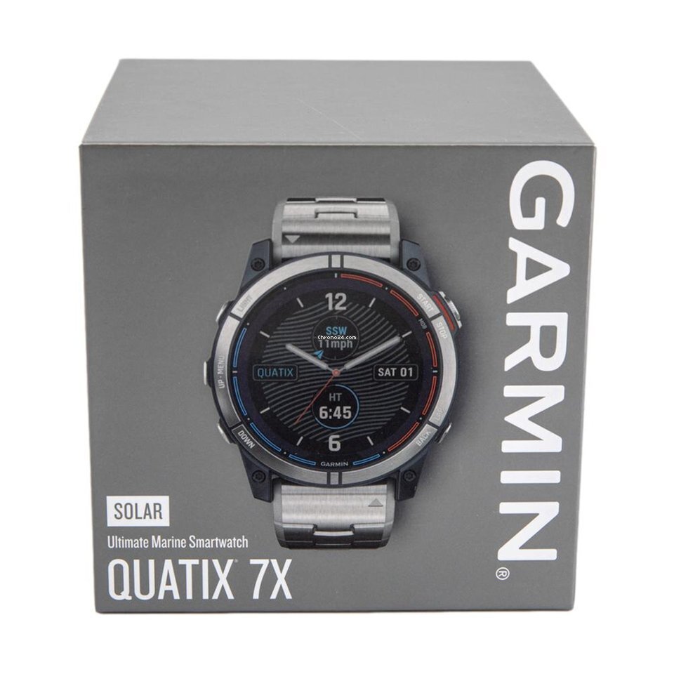 Garmin quatix® 7X Solar Titanium kaina ir informacija | Išmanieji laikrodžiai (smartwatch) | pigu.lt