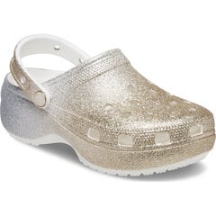 Женские тапочки Crocs™ Classic Platform Ombre Glitter Clog Women's 200401 цена и информация | Комнатные тапки женские | pigu.lt