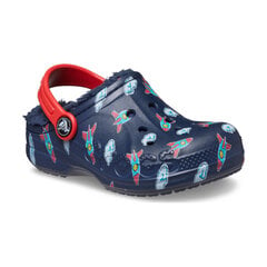 Детские тапочки Crocs™ Baya Lined Printed Clog Kid's 207653 201444 цена и информация | Детские тапочки, домашняя обувь | pigu.lt