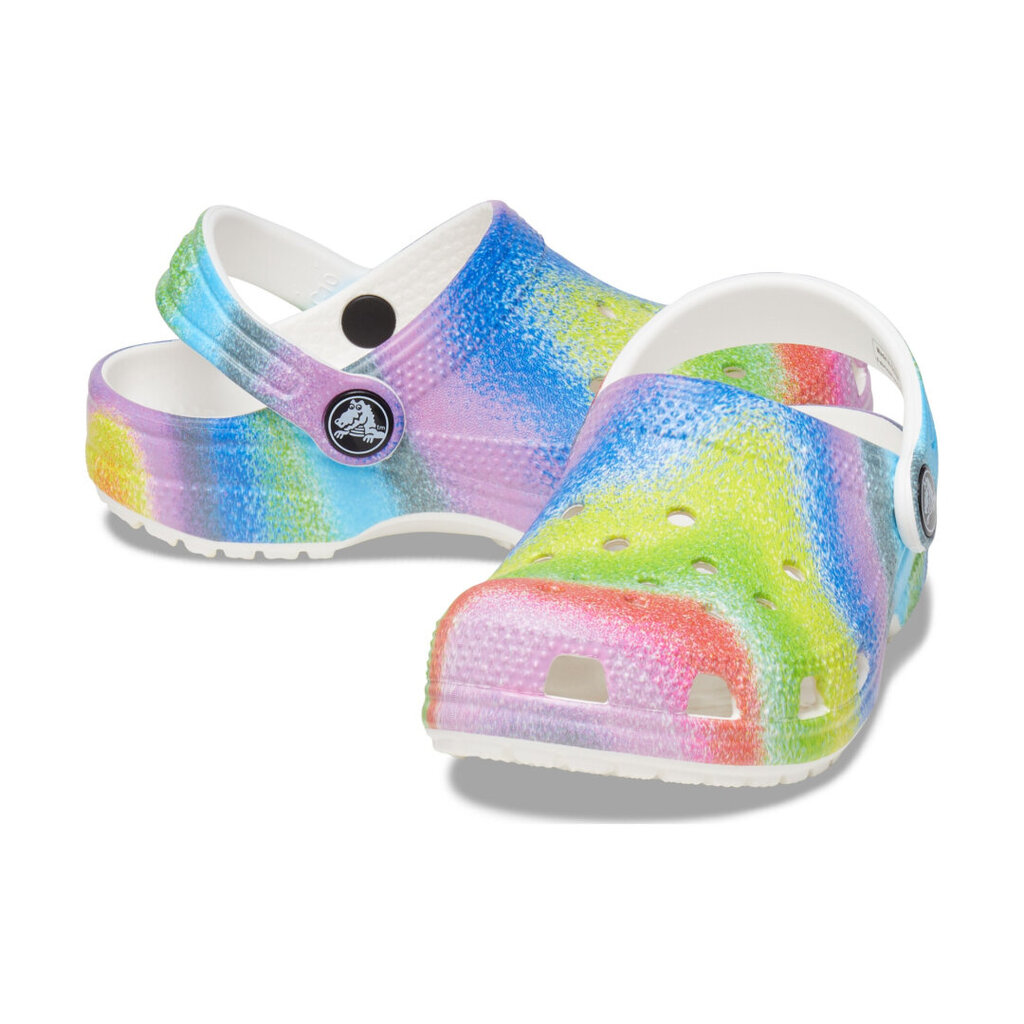 Crocs™ šlepetės vaikams Classic Spray Dye Clog Kid's 208094 201927, įvairių spalvų kaina ir informacija | Šlepetės, kambario avalynė vaikams | pigu.lt