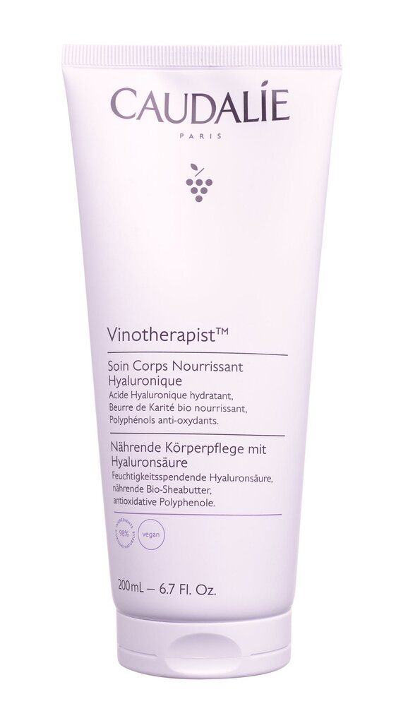 Maitinamasis kūno losjonas Caudalie Vinotherapist™ 200 ml цена и информация | Kūno kremai, losjonai | pigu.lt