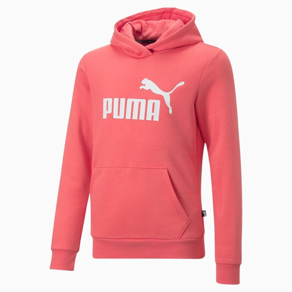 Puma vaikiškas megztinis Essentials Logo Youth 587031*58, lõheroosa kaina ir informacija | Megztiniai, bluzonai, švarkai mergaitėms | pigu.lt