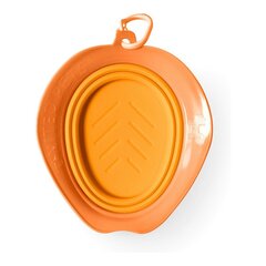 United Pets Leaf vandens dubenėlis, oranžinis kaina ir informacija | Dubenėliai, dėžės maistui | pigu.lt