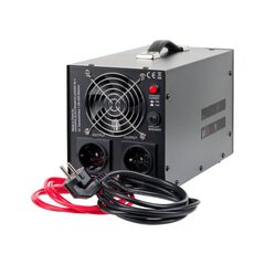 инвертор kemot ups prosinus-1500/24 с функцией зарядки 24v 230v 1500va/1050w - черный цена и информация | Источники бесперебойного питания (UPS) | pigu.lt