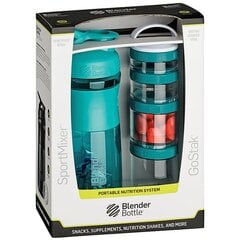 Gertuvė-plaktuvė BlenderBottle Sport Mixer, 820 ml, mėlyna цена и информация | Фляга | pigu.lt