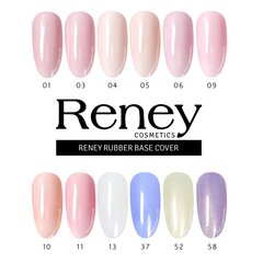Резиновая основа для ногтей Reney №10, 10 мл цена и информация | Лаки, укрепители для ногтей | pigu.lt