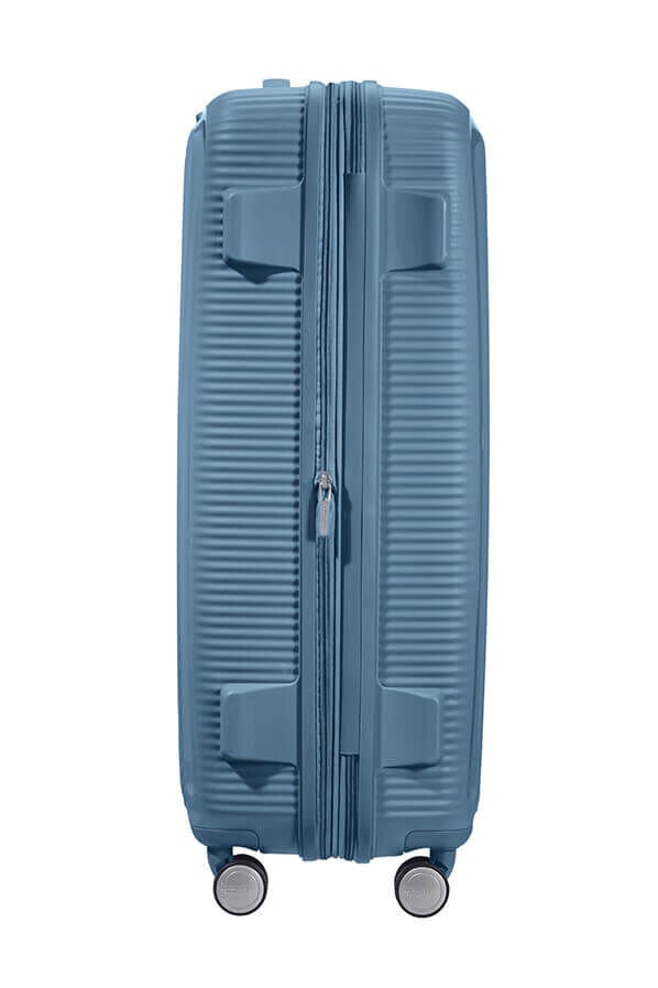 Mažas lagaminas American Tourister Soundbox Stone Blue, S kaina ir informacija | Lagaminai, kelioniniai krepšiai | pigu.lt