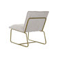 Fotelis DKD Home Decor, Metalas/Poliesteris, (66 x 71 x 77 cm), rusvai gelsva/auksinė spalva kaina ir informacija | Svetainės foteliai | pigu.lt