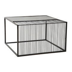 Šoninis staliukas DKD Home Decor, Metalas, (66 x 66 x 39 cm) kaina ir informacija | Kavos staliukai | pigu.lt