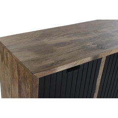 Indauja DKD Home Decor Natūralus Juoda Metalinis Mango mediena (160 x 40 x 90 cm) kaina ir informacija | Vitrinos, indaujos | pigu.lt