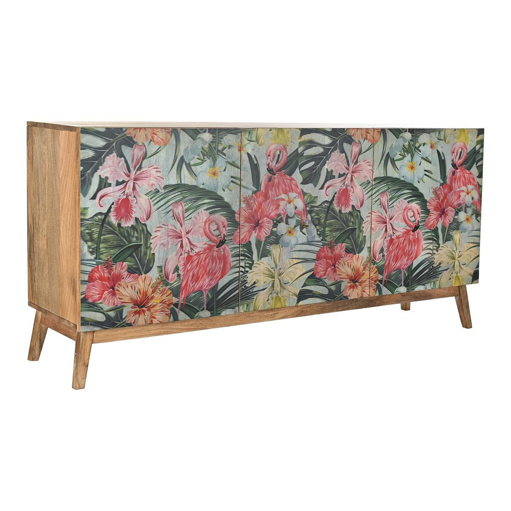 Indauja DKD Home Decor Natūralus Spalvotas Mango mediena (160 x 45 x 75 cm) kaina ir informacija | Komodos | pigu.lt