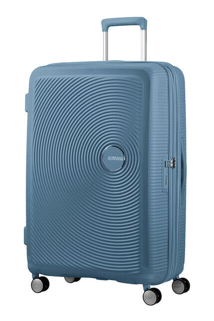 Vidutinis lagaminas American Tourister Soundbox Stone Blue M цена и информация | Lagaminai, kelioniniai krepšiai | pigu.lt