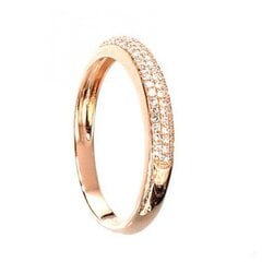Золотое кольцо с бриллиантами "Мелисандра IV" из красного золота 585 пробы 4752263013193 цена и информация | Кольца | pigu.lt