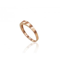 Золотое кольцо "Токио XXIII" из красного золота 585 пробы 4752263012684 цена и информация | Кольцо | pigu.lt