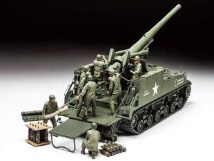 Konstruktorius Tamiya - U.S. Self-Propelled 155mm Gun M40, 1/35, 35351 kaina ir informacija | Konstruktoriai ir kaladėlės | pigu.lt