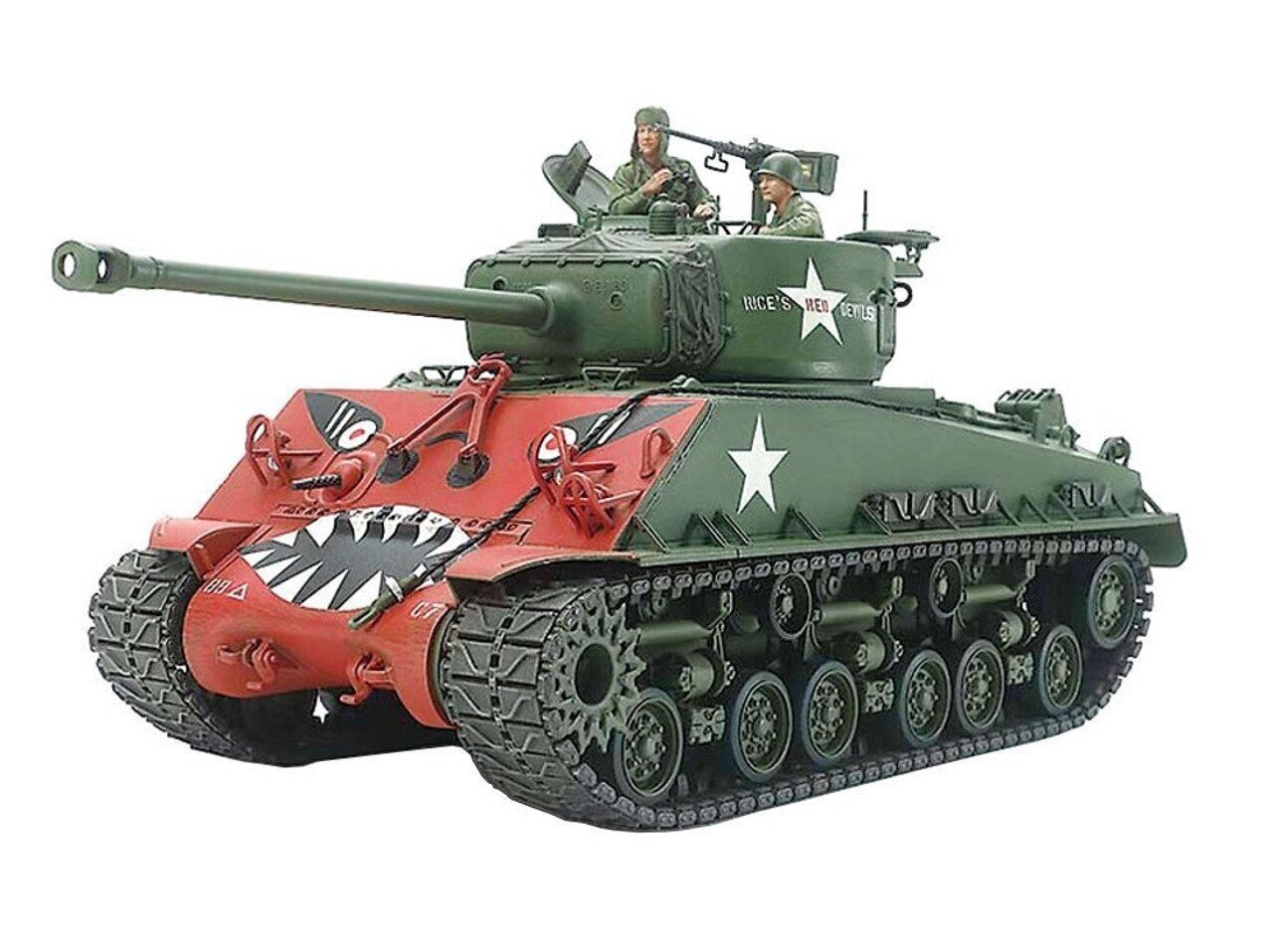 Konstruktorius Tamiya - Korean war U.S. Medium Tank M4A3E8 Sherman "Easy Eight", 1/35, 35359 kaina ir informacija | Konstruktoriai ir kaladėlės | pigu.lt