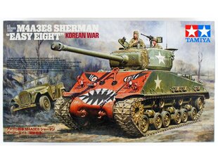 Konstruktorius Tamiya - Korean war U.S. Medium Tank M4A3E8 Sherman "Easy Eight", 1/35, 35359 kaina ir informacija | Konstruktoriai ir kaladėlės | pigu.lt