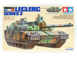 Конструктор Tamiya - Leclerc Series 2 French Main Battle Tank, 1/35, 35362 цена и информация | Конструкторы и кубики | pigu.lt