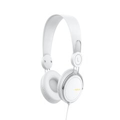 Наушники HAVIT wired headphones HV-H2198D on-ear, белые цена и информация | Теплая повязка на уши, черная | pigu.lt