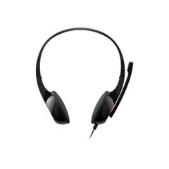 Наушники с микрофоном HAVIT wired headphones H202d on-ear, черные цена и информация | Теплая повязка на уши, черная | pigu.lt