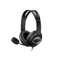 Наушники HAVIT wired headphones H206d on-ear with microphone black цена и информация | Наушники | pigu.lt