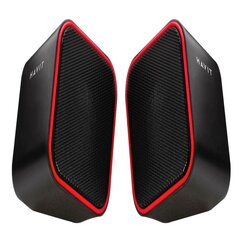 Аудио колонки HAVIT computer speakers 2.0 HV-SK473, black-red цена и информация | Аудиоколонки | pigu.lt