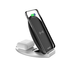 Зарядное устройство HAVIT wireless charger W3005 2w1 10W, черное цена и информация | Зарядные устройства для телефонов | pigu.lt