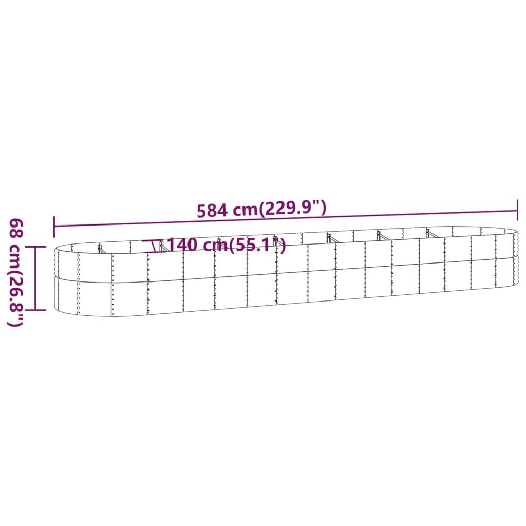 Sodo lovelis 68cm цена и информация | Vazonai | pigu.lt