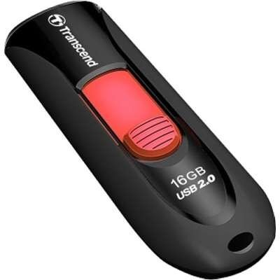 Atmintinė Transcend JetFlash 590. 16GB USB 2.0, juoda kaina ir informacija | USB laikmenos | pigu.lt