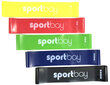 Elastinių juostų rinkinys Sportbay® 5 bands kaina ir informacija | Pasipriešinimo gumos, žiedai | pigu.lt