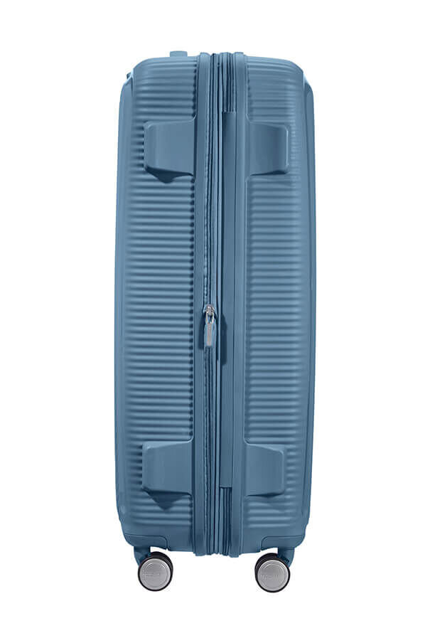 Didelis lagaminas American Tourister Soundbox Stone Blue L 77cm цена и информация | Lagaminai, kelioniniai krepšiai | pigu.lt