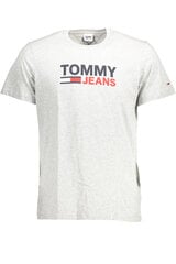 Мужская футболка Tommy Hilfiger, серая цена и информация | Мужские футболки | pigu.lt