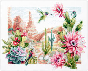 Набор для вышивания Magic Needle "Wild West Flowers" 550-758 цена и информация | Принадлежности для вышивания | pigu.lt