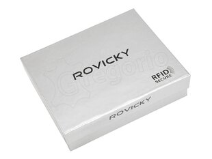 Piniginė vyrams Rovicky N4-RVT RFID - Tamsiai ruda цена и информация | Мужские кошельки | pigu.lt