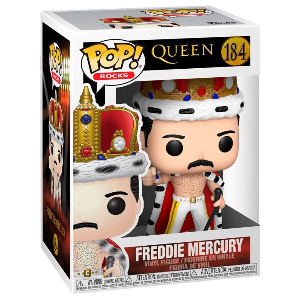Funko Pop! Rocks: Freddie Mercury King kaina ir informacija | Žaislai berniukams | pigu.lt