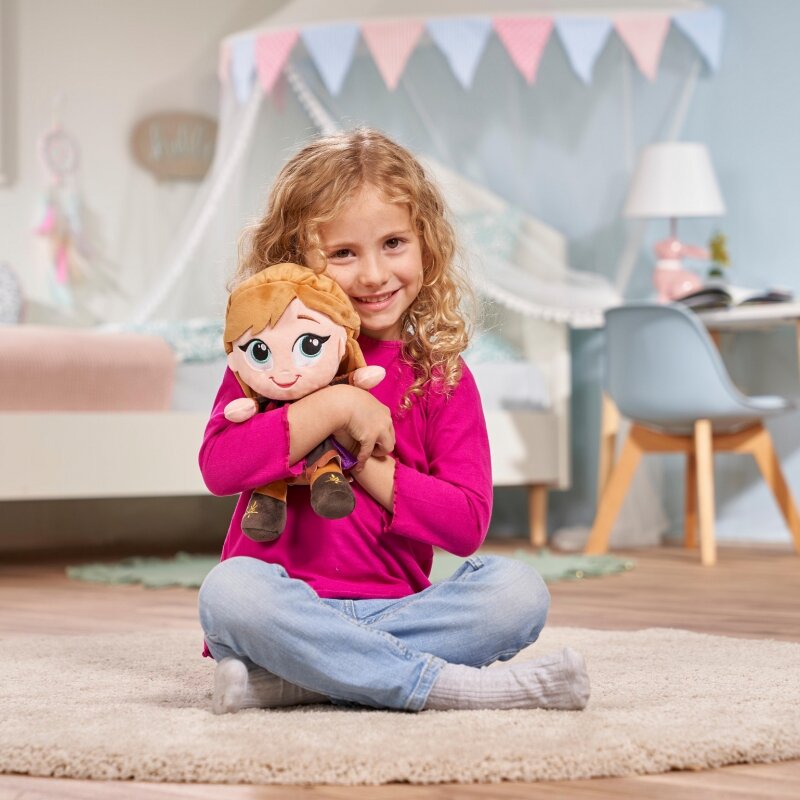 Pliušinis žaislas Anna Frozen II Simba Disney, 28 cm kaina ir informacija | Minkšti (pliušiniai) žaislai | pigu.lt