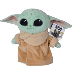 Pliušinis žaislas - Baby Yoda Mandalorian Star Wars Simba Disney, 25 cm kaina ir informacija | Minkšti (pliušiniai) žaislai | pigu.lt