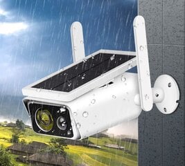 Беспроводная уличная камера с солнечной панелью WiFi FullHD 1080p IP66 цена и информация | Stebėjimo kameros | pigu.lt