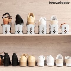 Batų laikiklis, Kompaktiška reguliuojama batų lentyna, 6 poros kaina ir informacija | Batų spintelės, lentynos ir suolai | pigu.lt
