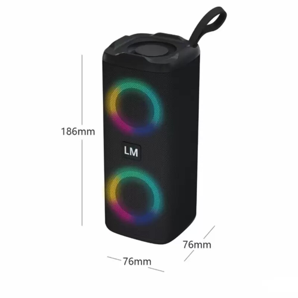 Belaidis garsiakalbis Bluetooth RGB Glossy цена и информация | Garso kolonėlės | pigu.lt