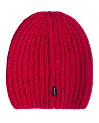 Красная вязаная шапка с люрексом для девочек Gulliver цена и информация | Шапки, перчатки, шарфы для девочек | pigu.lt